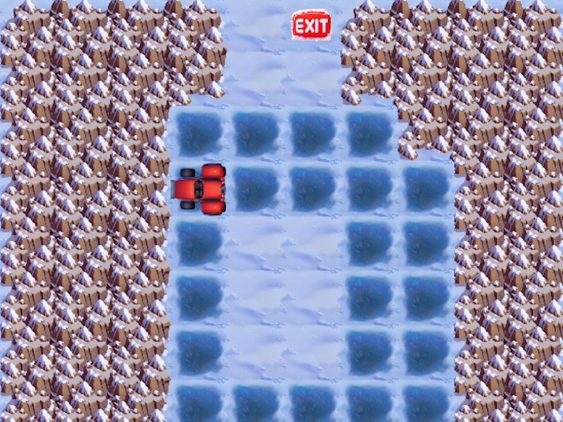 Xmas Snow Challenge Maze Puzzle