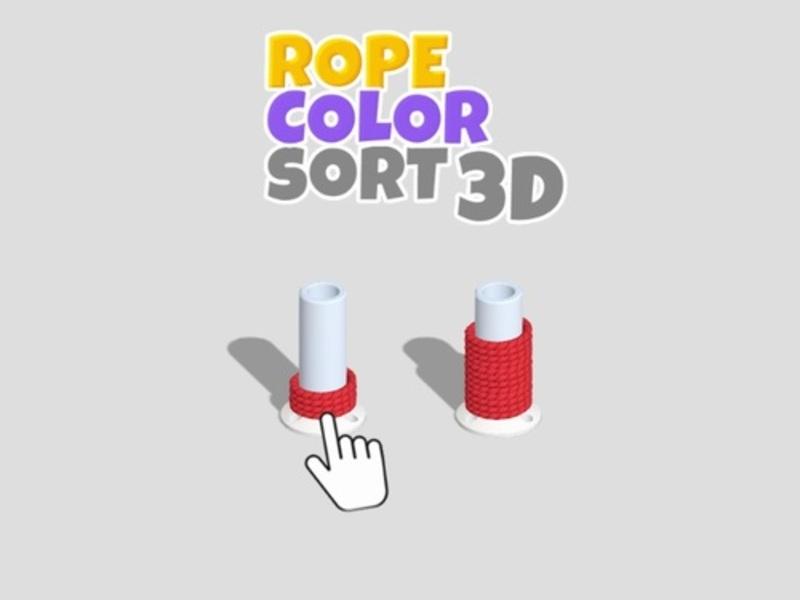 Rope Color Sort 3D