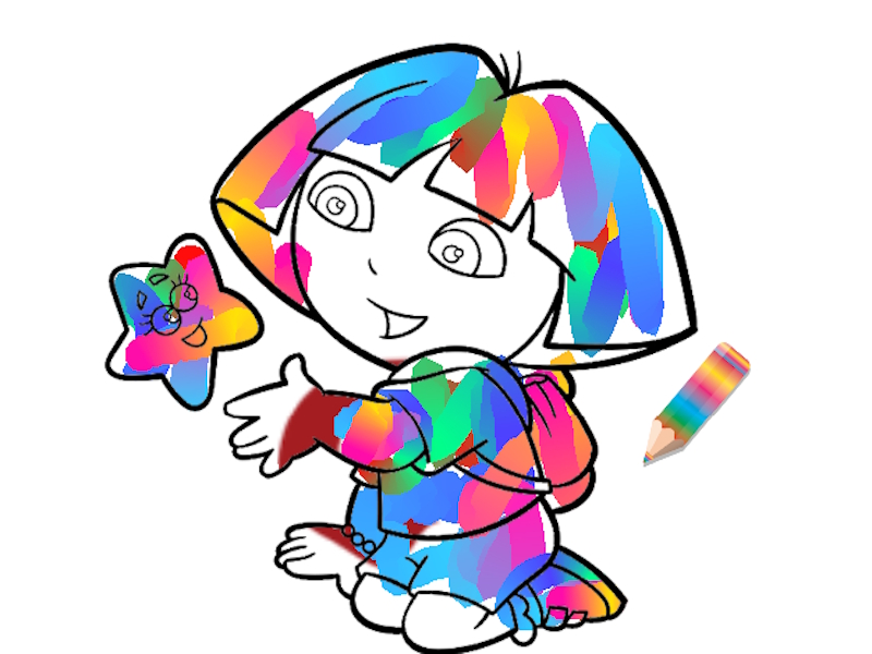 Jungle Girl: Coloring Pages
