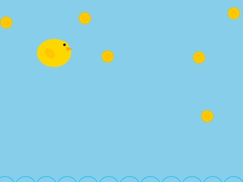 A Duck Collecting Coins