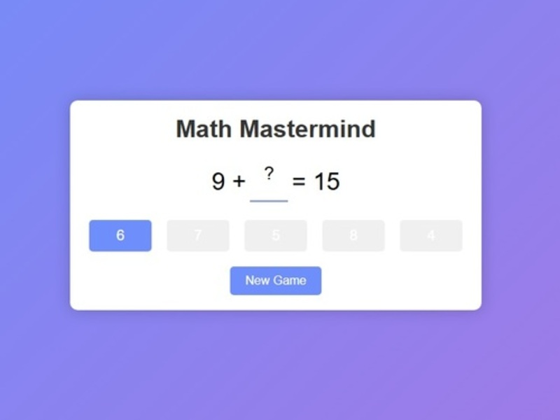 Math Mastermind