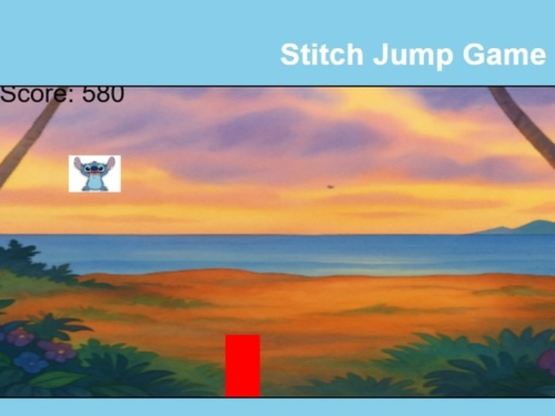 Stitch Jump Game