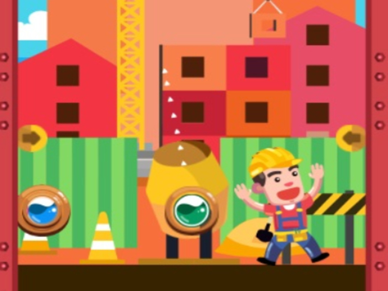 Construction Worker Bubble Shooter