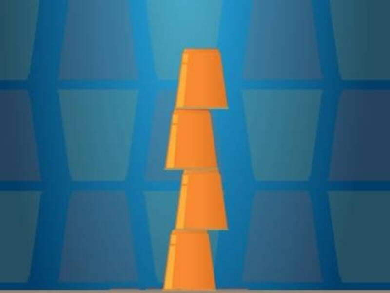 Cups Tower Builder