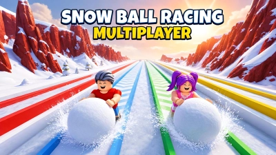 თამაში Snow Ball Racing Multiplayer ონლაინ