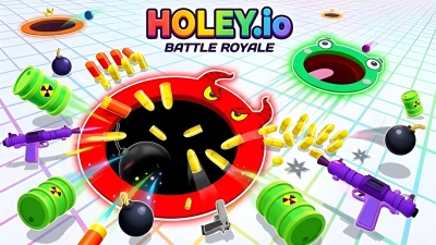 Holey.io battle royale — मुफ्त ऑनलाइन गेम