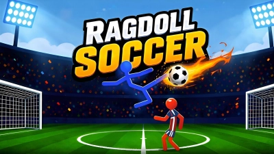 Гульня Ragdoll Soccer онлайн