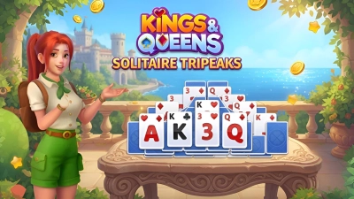 بازی Kings and Queens Solitaire Tripeaks آنلاین